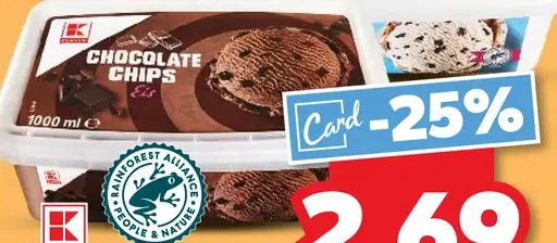 K-Classic Walnut / Stracciatella / Chocolate Chips mrazený krém