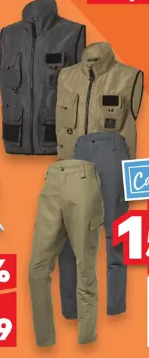 Crivit funkčné nohavice Premium alebo rybárska vesta