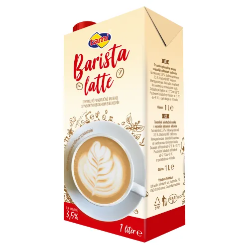 Tami Barista latte trvanlivé plnotučné mlieko s vysokým obsahom bielkovín