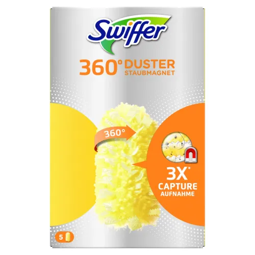 Swiffer Ručná Prachovka 360, Náhradné Prachovky, [{packCountLoc}] Kusov, Zachytáva A Uzamyká Prach