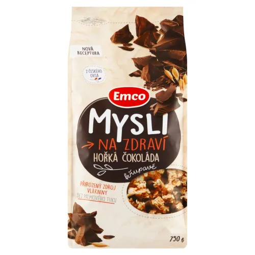 Emco Mysli chrumkavé horká čokoláda
