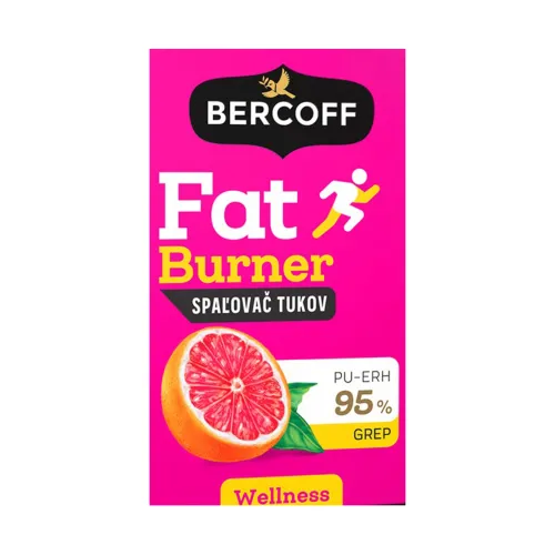 Bercoff Wellness Spaľovač tukov Pu-Erh s príchuťou grepu 15 x(30 g)