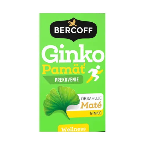 Bercoff Wellness Ginko pamäť a prekrvenie aromatizovaný bylinno-ovocný čaj 15 x(30 g)