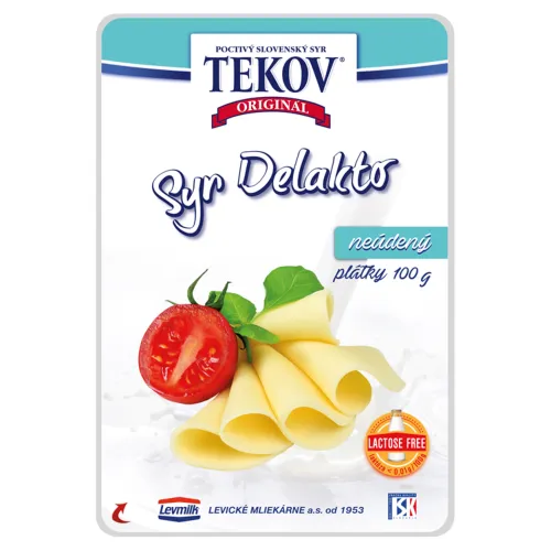 Tekovský Syr Delakto plátky neúdený
