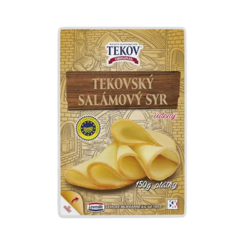 TEKOVSKÝ SALÁMOVÝ SYR údený plátky