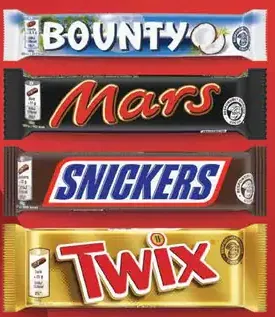 Bounty čokoládová tyčinka