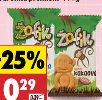 Žofík jemné pečivo vanilka/kakao