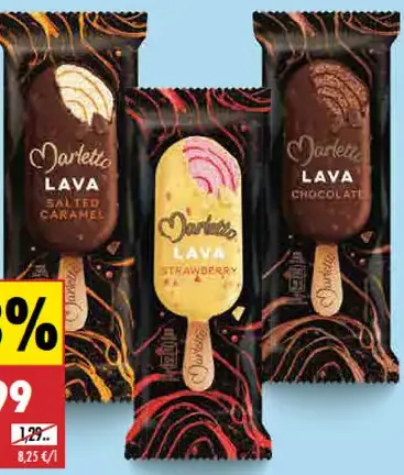 Marletto nanuk slaný karamel, jahoda, čokoláda