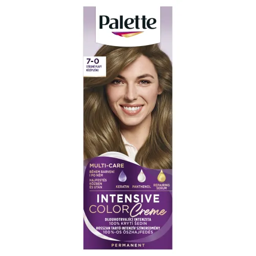 Palette Intensive Color Creme farba na vlasy stredneplavý 7-0