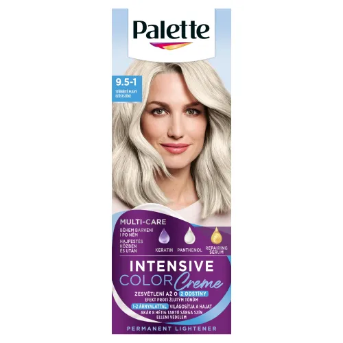 Palette Intensive Color Creme farba na vlasy striebroplavý 9.5-1