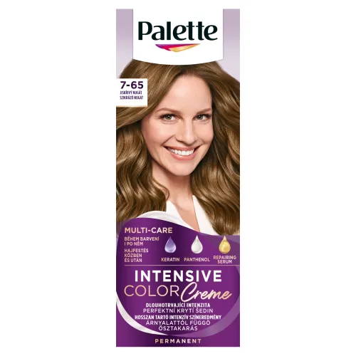 Palette Intensive Color Creme farba na vlasy trblietavý nugát 7-65