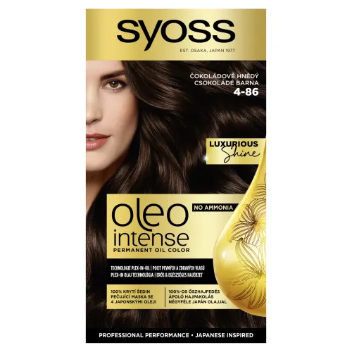 Syoss Oleo Intense Farba na vlasy čokoládovo hnedý 4-86