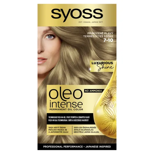 Syoss Oleo Intense Farba na vlasy prirodzený plavý 7-10