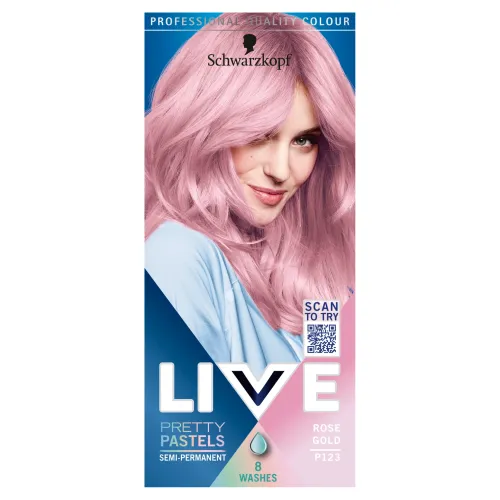 Schwarzkopf Live Pretty Pastels P123 pastelová ružová