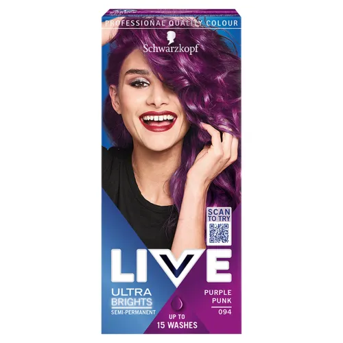 Schwarzkopf Live Ultra Brights 094 rebelská fialová