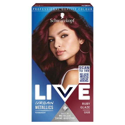 Schwarzkopf Live Urban Metallics U68 rubínové pohladenie