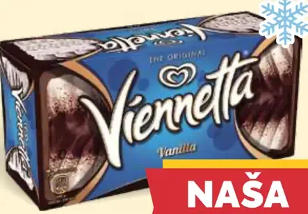 Viennetta zmrzlinový dezert rôzne druhy