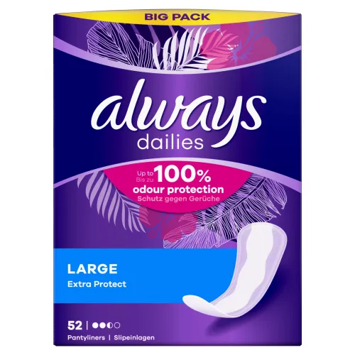 Always Dailies Large Extra Ochrana Intímky
