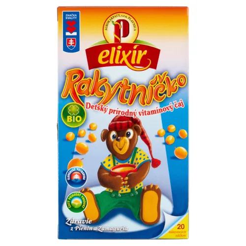 Elixír Bio rakytníčko detský prírodný vitamínový čaj 20 x(30 g)