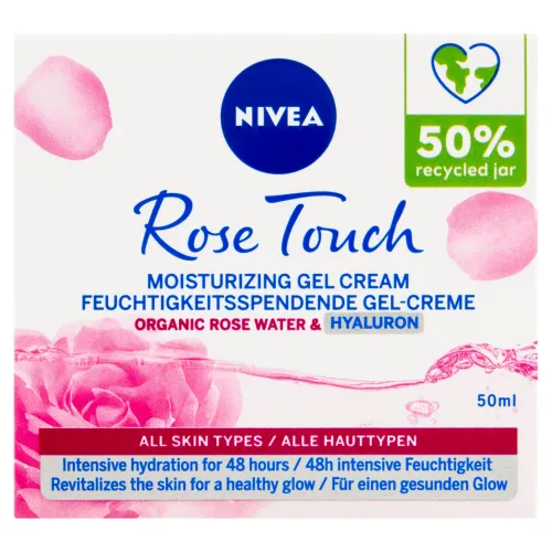 Nivea Rose Touch hydratačný denný gél-krém