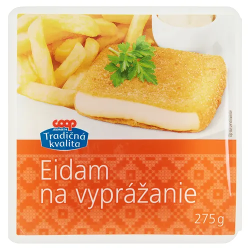 COOP Jednota Tradičná kvalita Eidam na vyprážanie