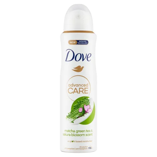 Dove Advanced Care Matcha Green Tea & Sakura Blossom Scent antiperspirant sprej