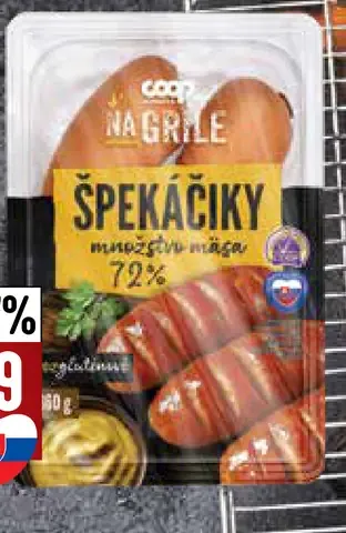 Na grile špekáčiky