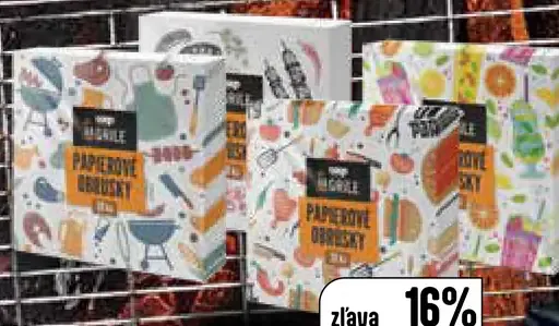 Na Grile 2-vrstvové papierové obrúsky