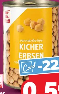 K-Classic cícer konzervovaný