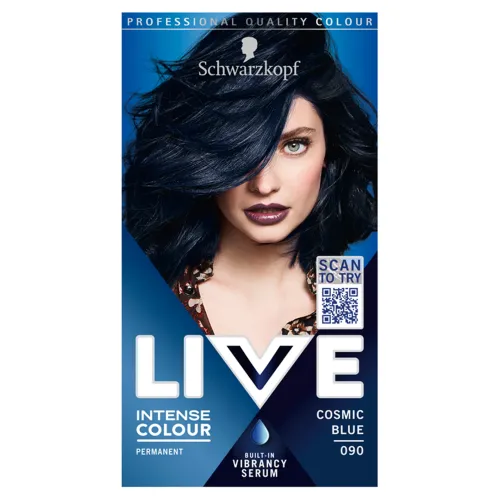 Schwarzkopf Live Intense Colour 090 kozmická modrá