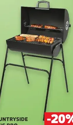 Countryside Let’s BBQ gril na drevené uhlie