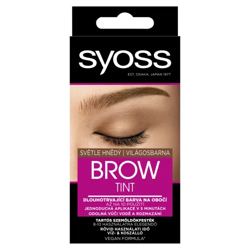 Syoss Brow Tint svetlo hnedý