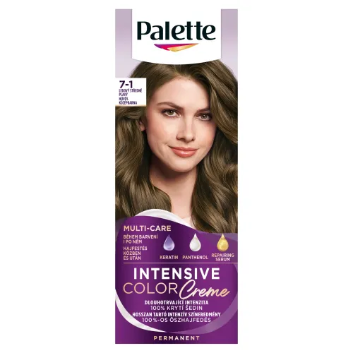 Palette Intensive Color Creme farba na vlasy ľadový stredneplavý 7-1