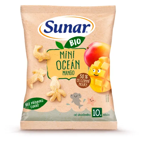 Sunar Bio chrumky mini oceán mango