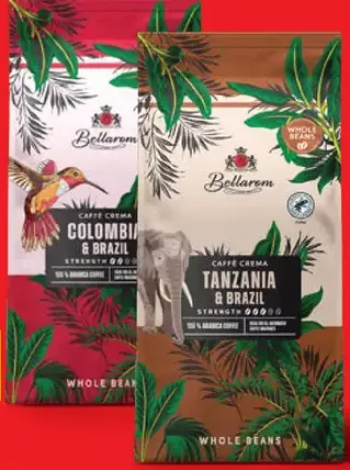 Bellarom barista zrnková káva s pôvodom