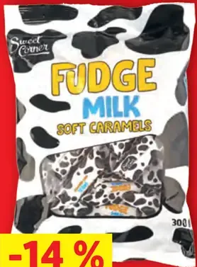 Sweet Corner Fudge Milk mäkké karamelky