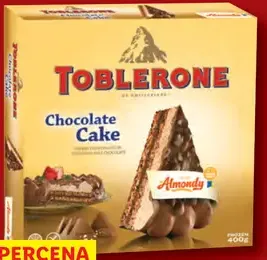 Almondy Toblerone mrazená torta