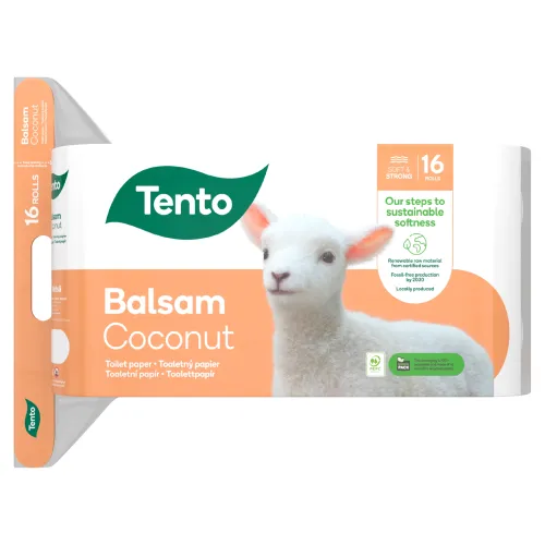Tento Balsam Coconut toaletný papier 3 vrstvy 16 kotúčov
