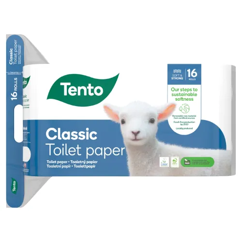 Tento Classic toaletný papier 3 vrstvy 16 kotúčov