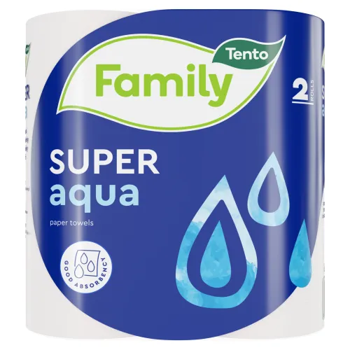 Tento Family Super Aqua papierové utierky 2 vrstvy 2 rolky