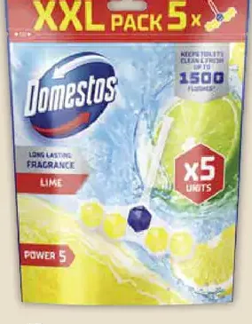 Domestos Power 5 WC bloky