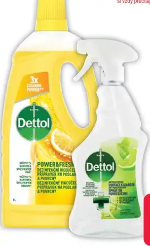 Dettol dezinfekčný prípravok na podlahy antibakteriálny sprej