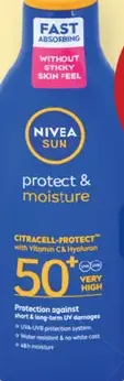 Nivea Sun protect & moisture mlieko na opaľovanie SPF 50+