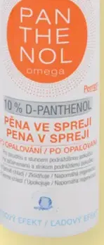 Panthenol omega pena po opaľovaní v spreji
