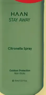 Haan Stay Away Citronella repelent v spreji