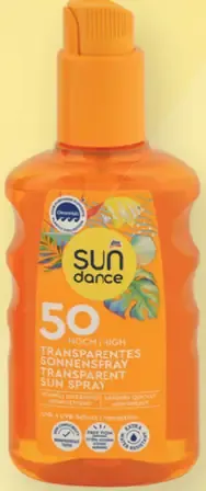 Sundance transparentný sprej na opaľovanie s OF 50