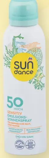 Sundance sensitiv emulzný sprej na opaľovanie s OF 50