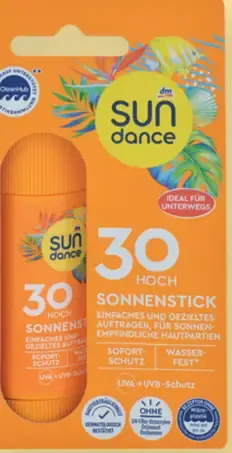 Sundance ochranná tyčinka na opaľovanie s OF 30