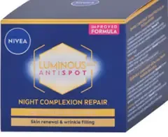 Nivea Luminous AntiSpot nočný pleťový krém