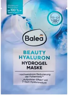 Balea Beauty Hyaluron hydrogelová pleťová maska